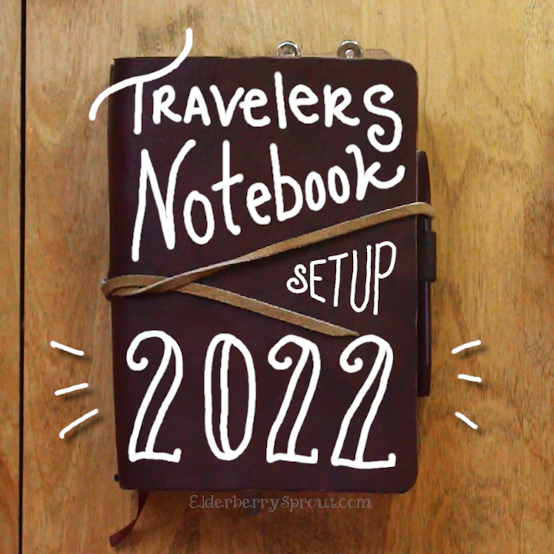 Travelers Notebook Leather Conditioning & 2022 Travelers Notebook Setup