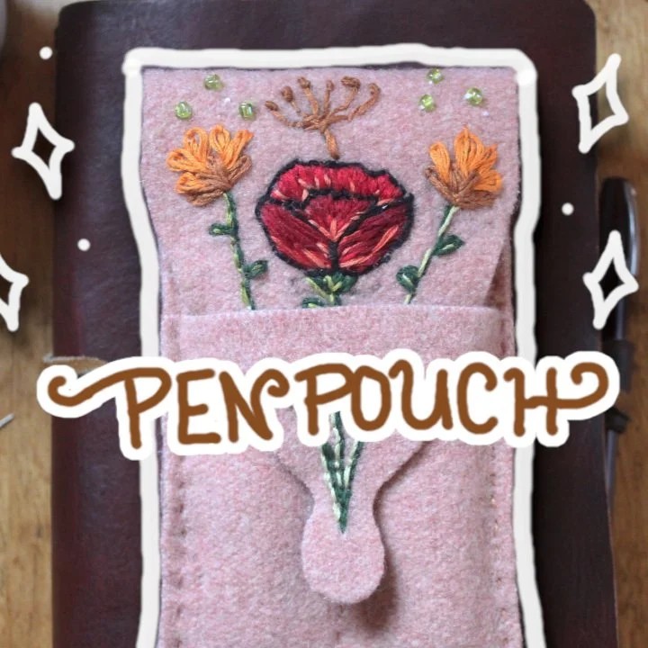 How to Make a Felted Wool Pen Pouch for Fountain Pens
