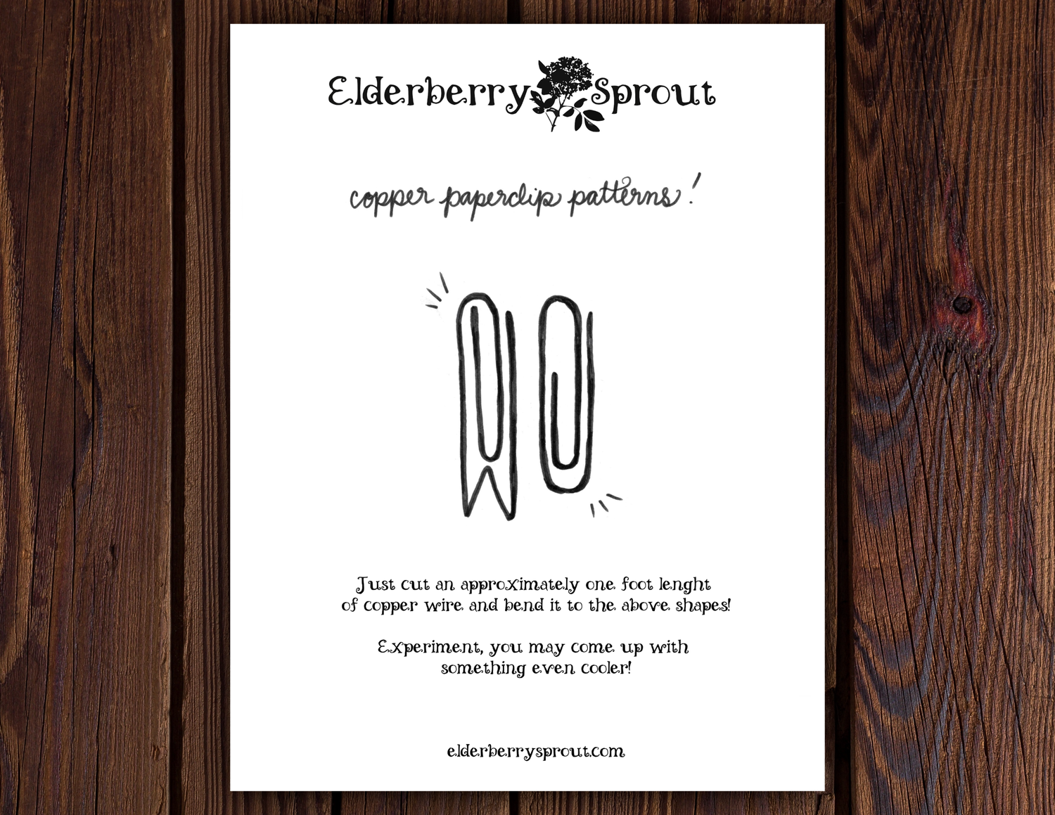 Large Paperclip Pattern - FREE PDF Download