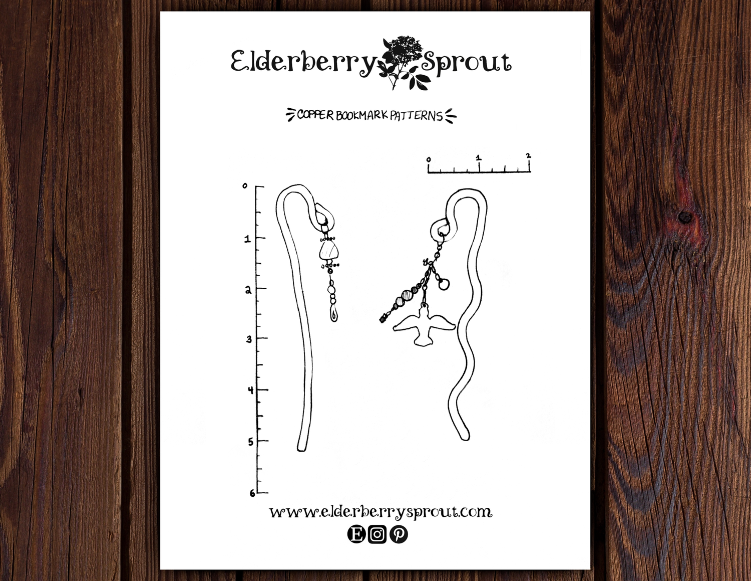 Copper Bookmark Pattern - FREE PDF Download