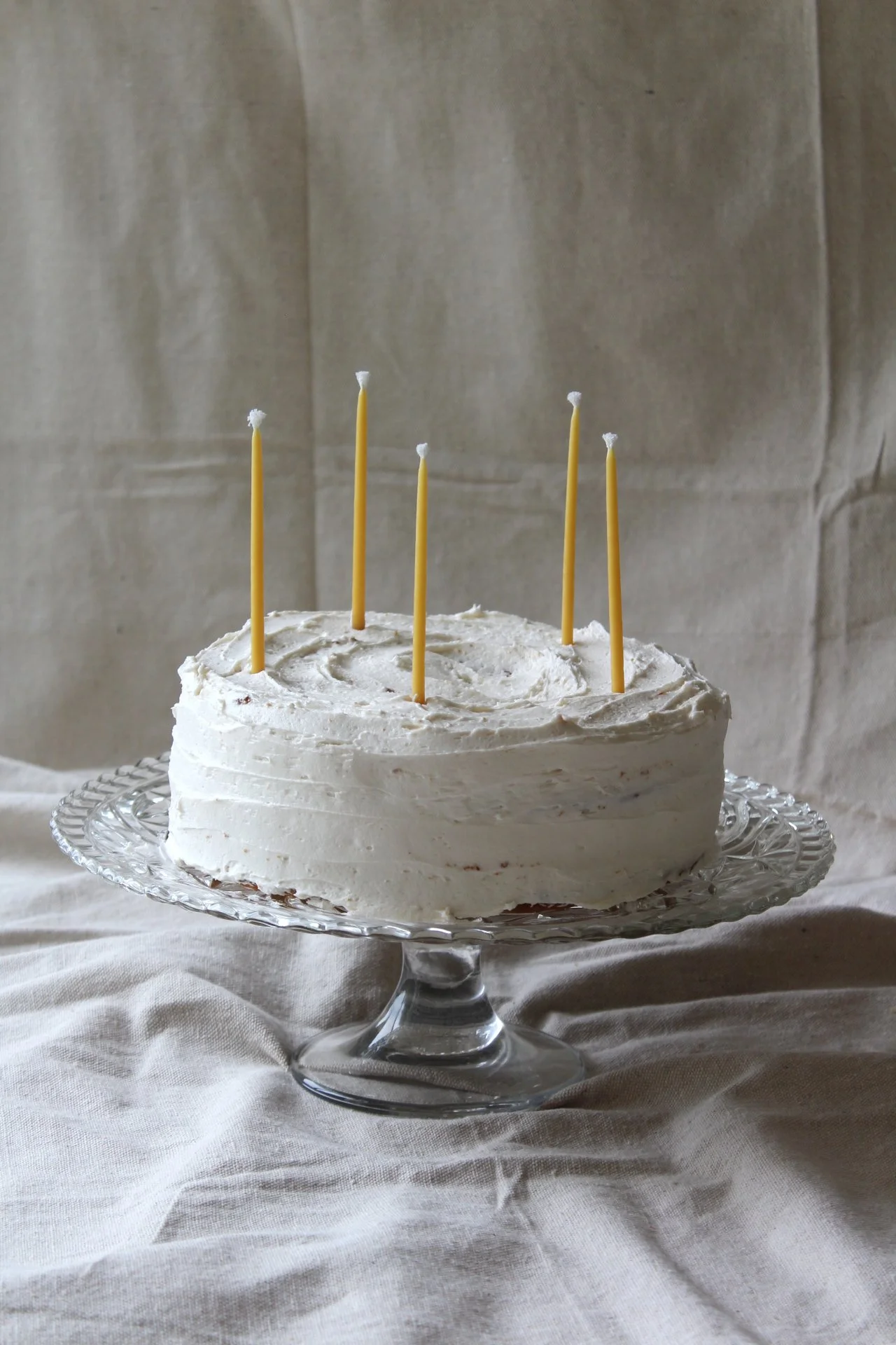 Ten Pack Beeswax Birthday Candles