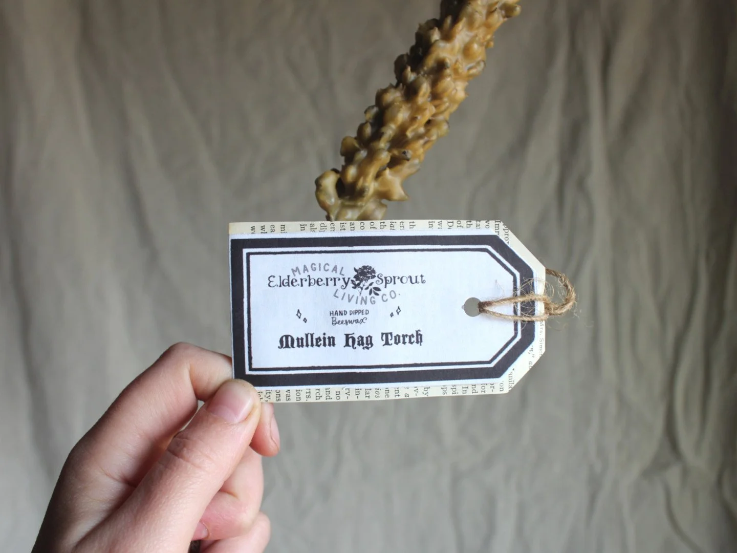 Mullein Hag Torch - Witches Candle