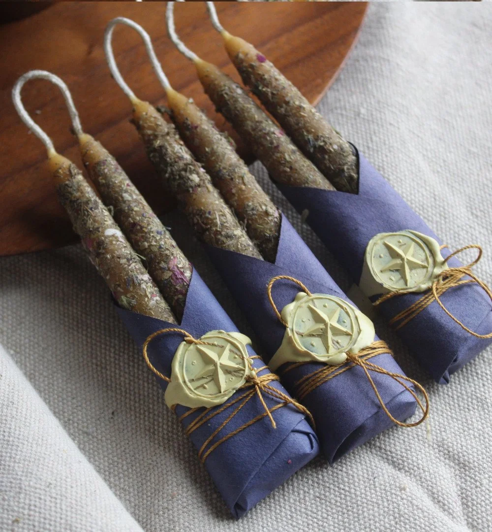 Herb Dressed Spell Candles