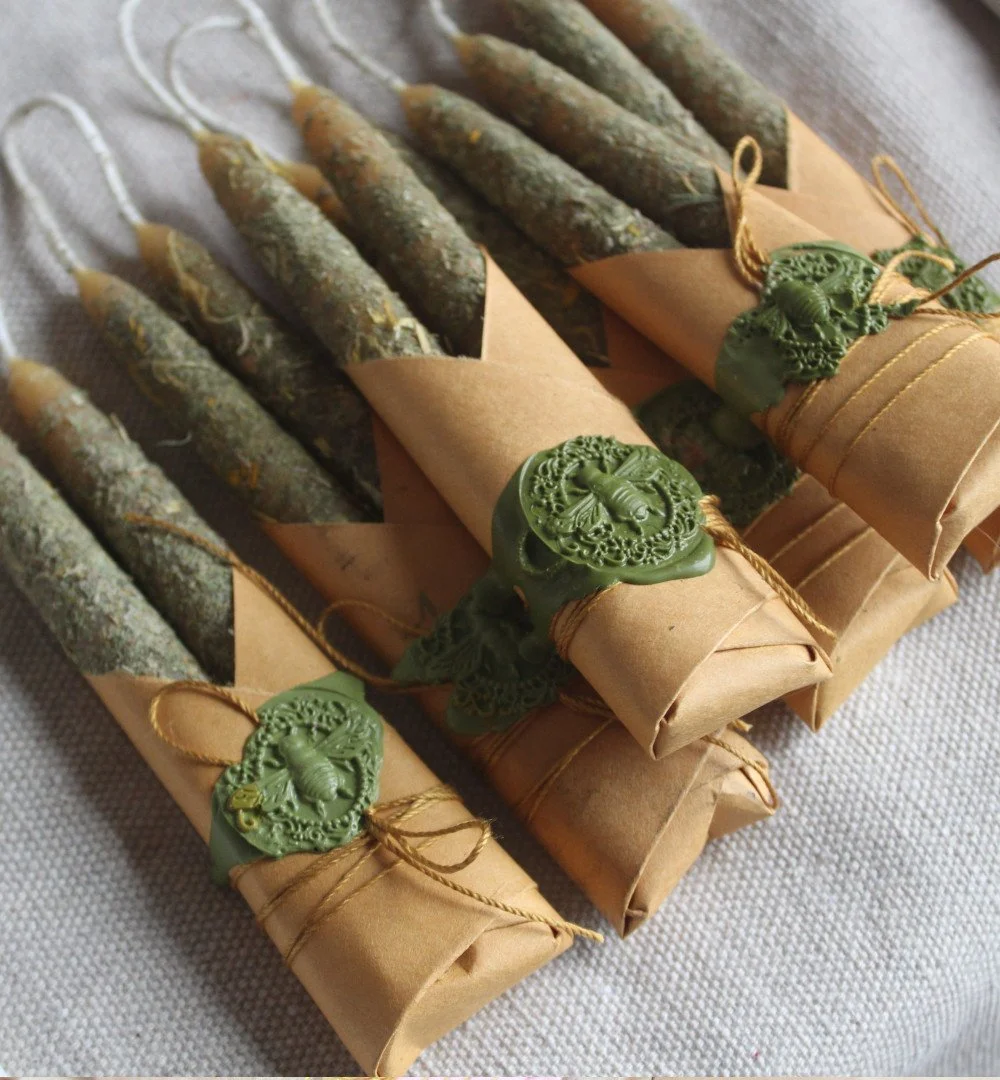 Herb Dressed Spell Candles