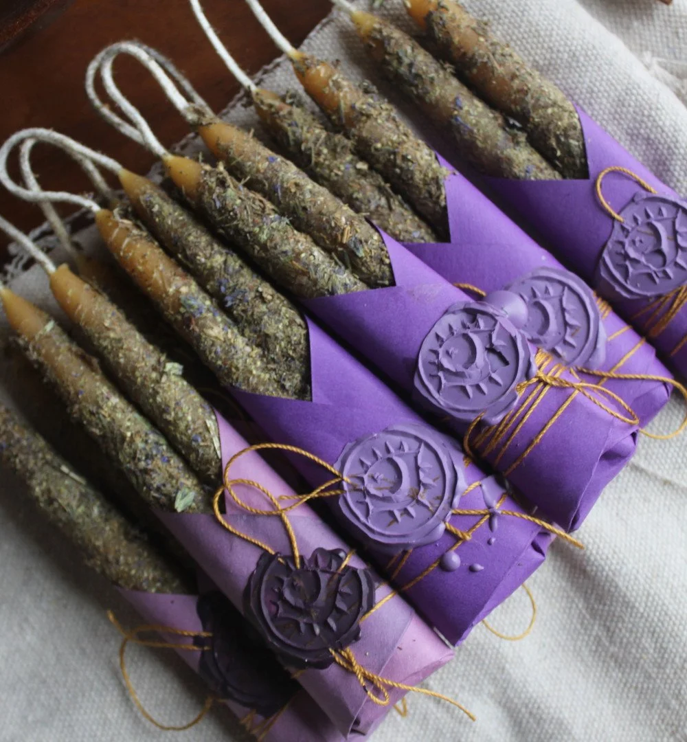 Herb Dressed Spell Candles